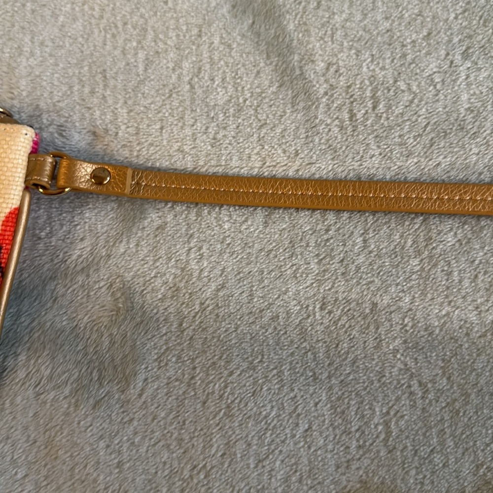 Spartina 449 Women's Floral Wristlet - Pink, Orange, Gold - Picture 5 of 16